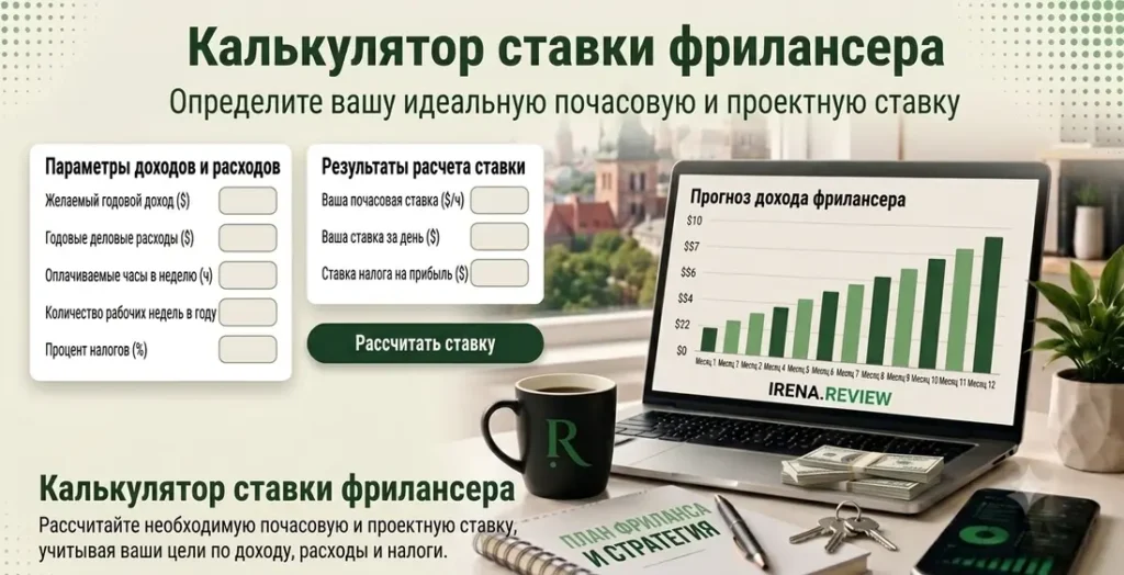 калькулятор ставки фрилансера, калькулятор для фрилансера, расчет ставки фрилансера, ставка фрилансера, как рассчитать ставку фрилансера, стоимость часа работы фрилансера, почасовая ставка фрилансера, минимальная ставка фрилансера, рекомендуемая ставка фрилансера, сколько брать за час работы, расчет стоимости работы фрилансера